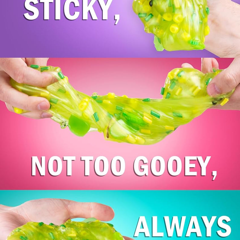 Crazy Aaron’s Slime Charmers - Dumpster Dive, Green Apple Scented Slime with Charms, Non-Toxic, Super Stretchy & Squishy Fidget Toy Suitable for Boys and Girls Aged 3Y+