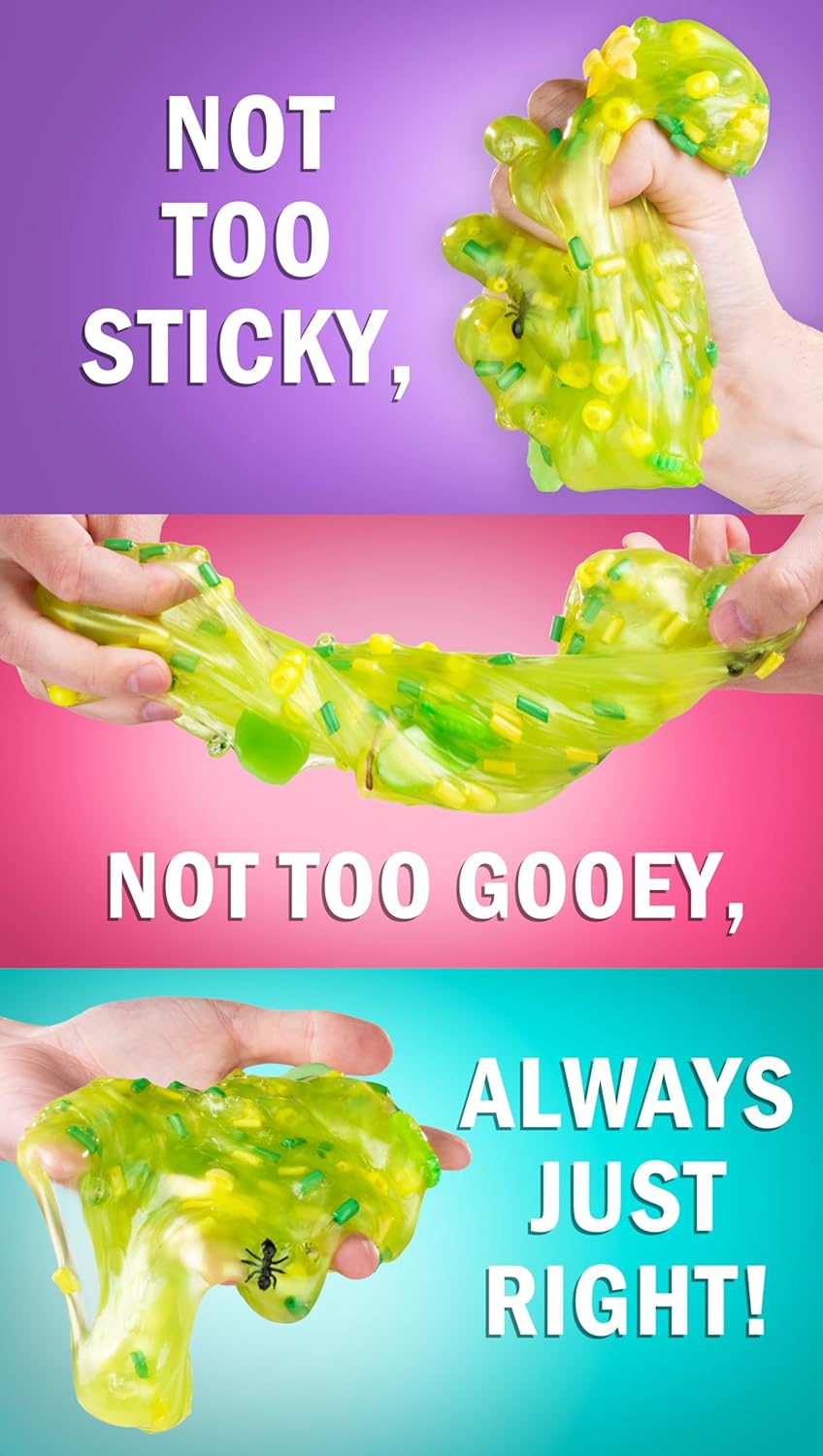 Crazy Aaron’s Slime Charmers - Dumpster Dive, Green Apple Scented Slime with Charms, Non-Toxic, Super Stretchy & Squishy Fidget Toy Suitable for Boys and Girls Aged 3Y+