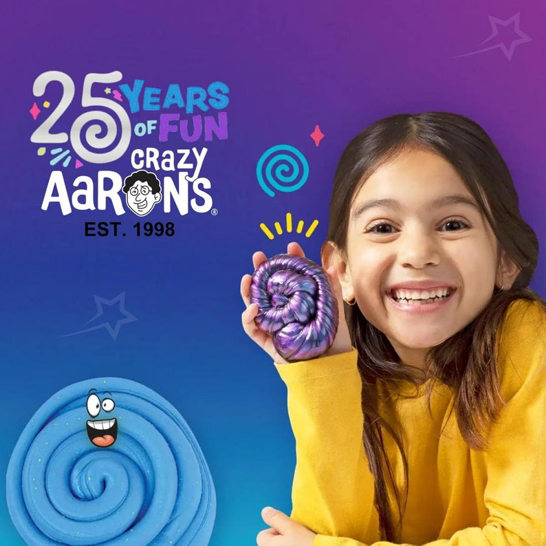 Crazy Aaron's Mini Starfish Thinking Putty, 2" Tin with 13g of Non-Toxic Sensory Play Putty which Never Dries Out, Soft Textured Creative Fidget Toy for Boys and Girls Ages 3Y+