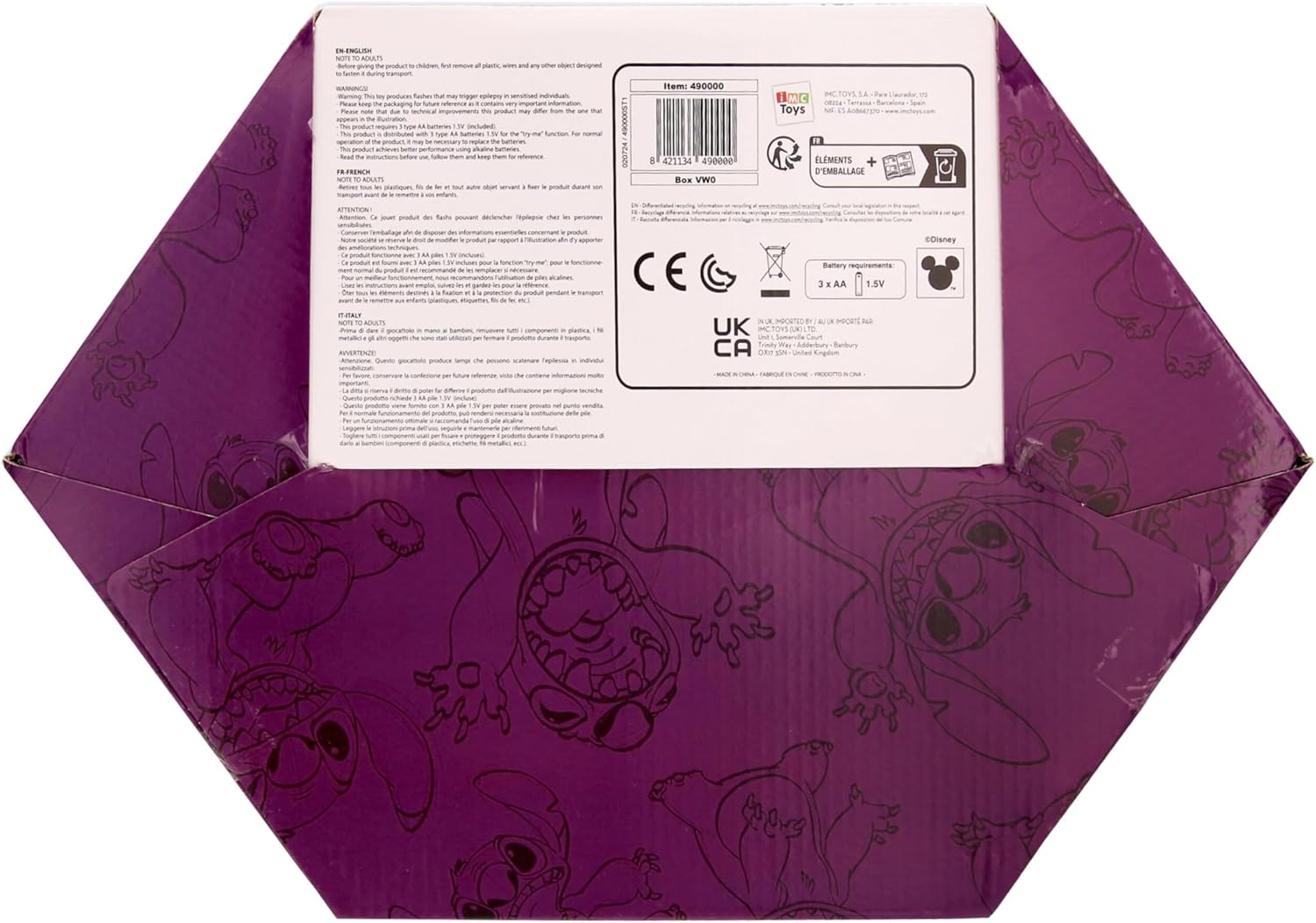 Disney Stitch Storyteller Interactive Plush Toy, Electronic Talking & Singing Plush with 8 Songs and Stories, Kids 0-3 Years