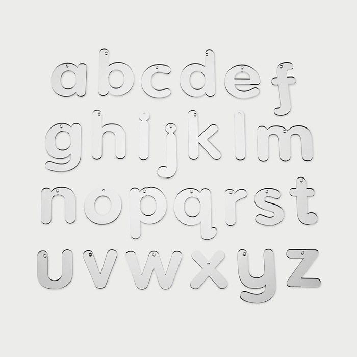 TickiT Mirror Letters – Reflective Alphabet Set for Early Literacy & Sensory Learning
