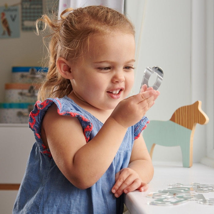 TickiT Mirror Letters – Reflective Alphabet Set for Early Literacy & Sensory Learning