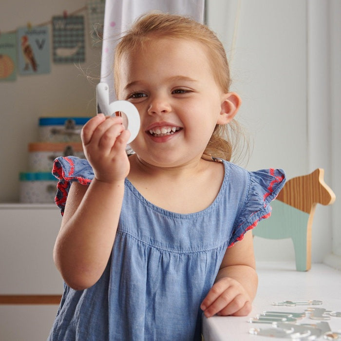 TickiT Mirror Letters – Reflective Alphabet Set for Early Literacy & Sensory Learning