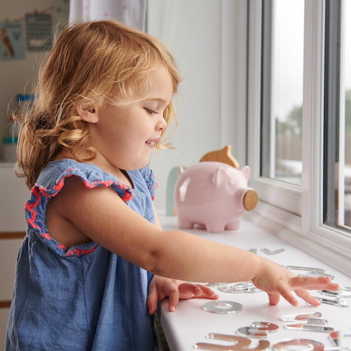 TickiT Mirror Letters – Reflective Alphabet Set for Early Literacy & Sensory Learning