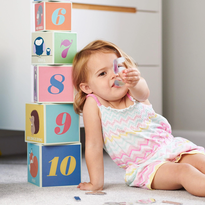 TickiT Mirror Numbers – Reflective Number Set for Early Math & Sensory Learning
