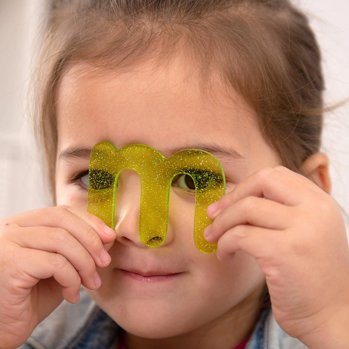 TickiT Rainbow Glitter Letters – Sensory Letter Set for Early Literacy & Creative Play