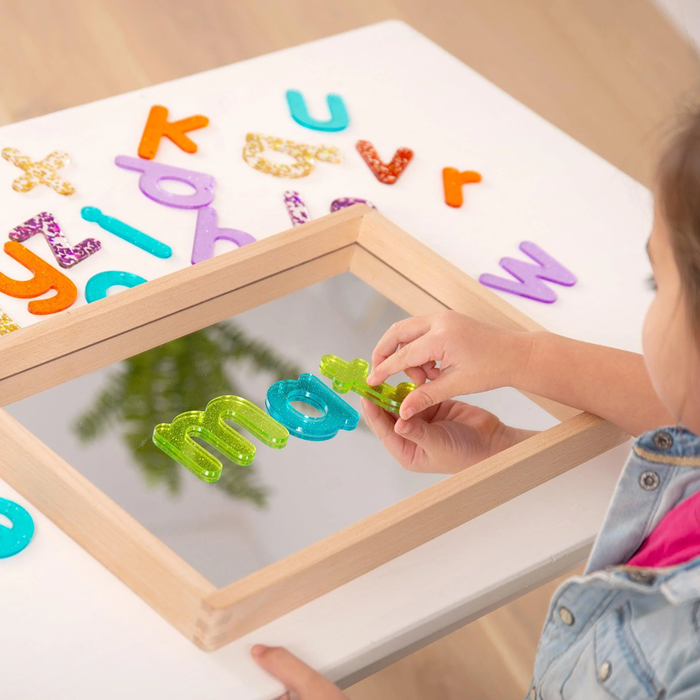 TickiT Rainbow Glitter Letters – Sensory Letter Set for Early Literacy & Creative Play