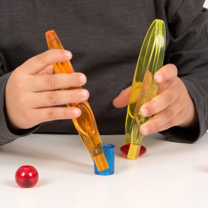 Tickit Translucent Colour Tweezers – Set of 12 Fine Motor & Sorting Tools for Early Learning (Ages 18 Months+)