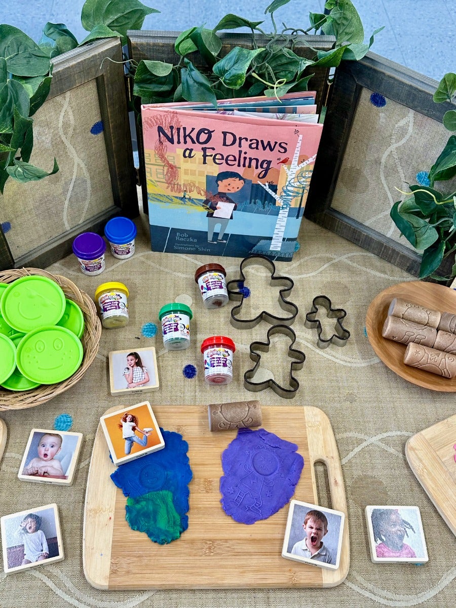 My Emotions wooden signs feelings emotional development child therapy