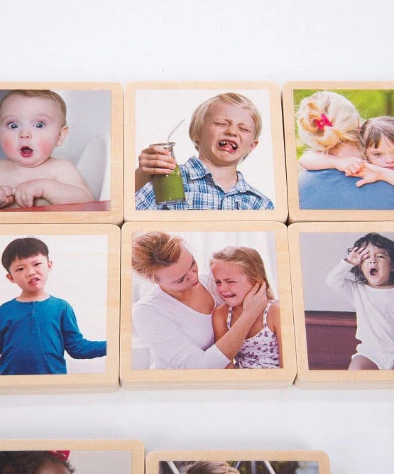 My Emotions wooden signs feelings emotional development child therapy