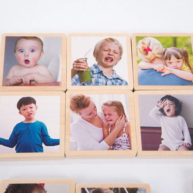 My Emotions wooden signs feelings emotional development child therapy