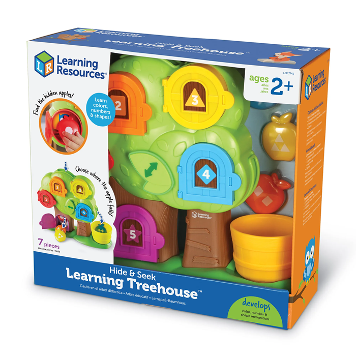 Learning Resources Hide And Seek Learning Tree, Letter Games, Toddler Learning Tree, Ages 18 PlUS