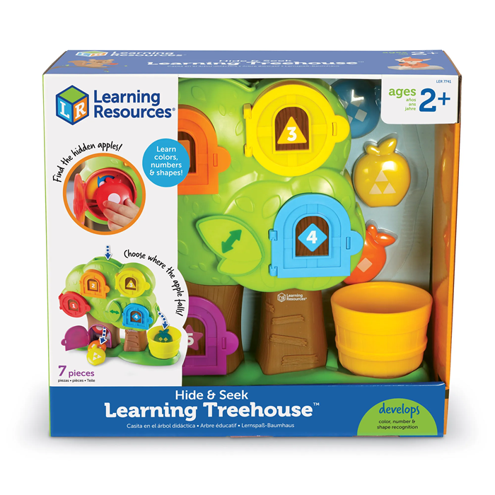 Learning Resources Hide And Seek Learning Tree, Letter Games, Toddler Learning Tree, Ages 18 PlUS