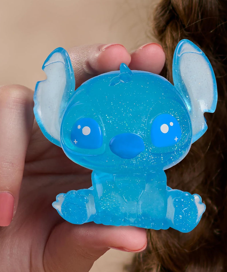Just Play Disney Stitch Collectible Figures, 5 cm Figurines for Kids Ages 3 to 8, Blind Capsule Toys, Play and Display Collectibles, Interactive Toys