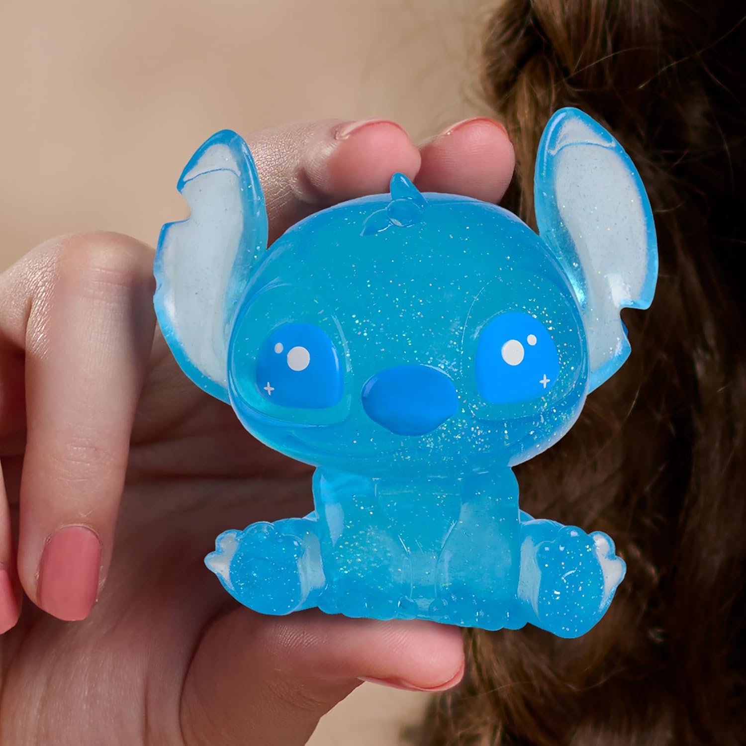 Just Play Disney Stitch Collectible Figures, 5 cm Figurines for Kids Ages 3 to 8, Blind Capsule Toys, Play and Display Collectibles, Interactive Toys