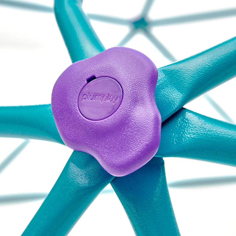 Plum Phobos Climbing Metal Dome, Easy to Assemble Backyard Geometric Climbing Dome with 250kg Weight Capacity, Outdoor Jungle Gym Toy Suitable for Children both Boys and Girls Aged 3 years and Above