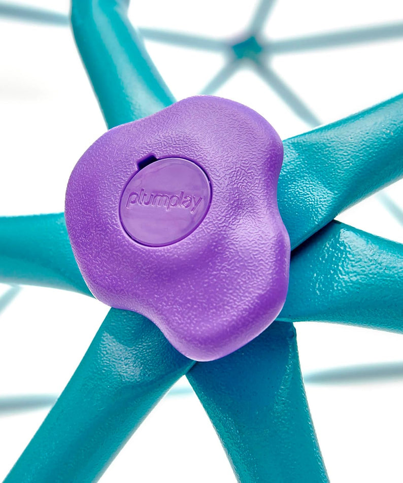 Plum Phobos Climbing Metal Dome, Easy to Assemble Backyard Geometric Climbing Dome with 250kg Weight Capacity, Outdoor Jungle Gym Toy Suitable for Children both Boys and Girls Aged 3 years and Above