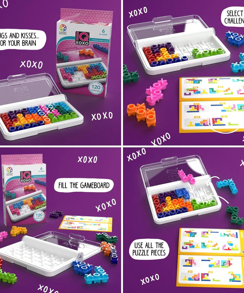 SmartGames Cats and Boxes, Fun IQ Brain Teaser Puzzle, Cognitive Development STEM Toy with 60+ Challenges, Travel Friendly Tabletop Educational Matching Puzzle Game, Suitable for Children Above 7+