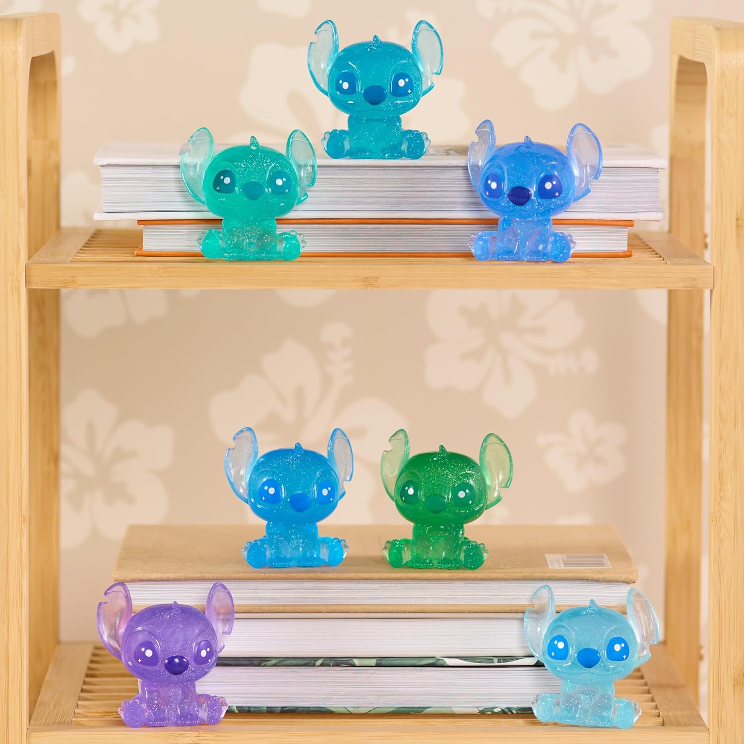 Just Play Disney Stitch Collectible Figures, 5 cm Figurines for Kids Ages 3 to 8, Blind Capsule Toys, Play and Display Collectibles, Interactive Toys