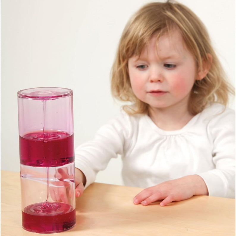 TickiT Sensory Jumbo Ooze Tube – Mesmerising Pink Liquid Sensory Tube Toy for Kids | Calming Visual Motion & Early Learning