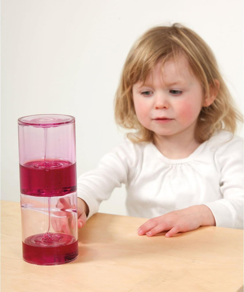 TickiT Sensory Jumbo Ooze Tube – Mesmerising Pink Liquid Sensory Tube Toy for Kids | Calming Visual Motion & Early Learning