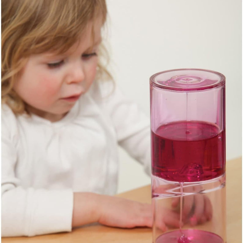 TickiT Sensory Jumbo Ooze Tube – Mesmerising Pink Liquid Sensory Tube Toy for Kids | Calming Visual Motion & Early Learning