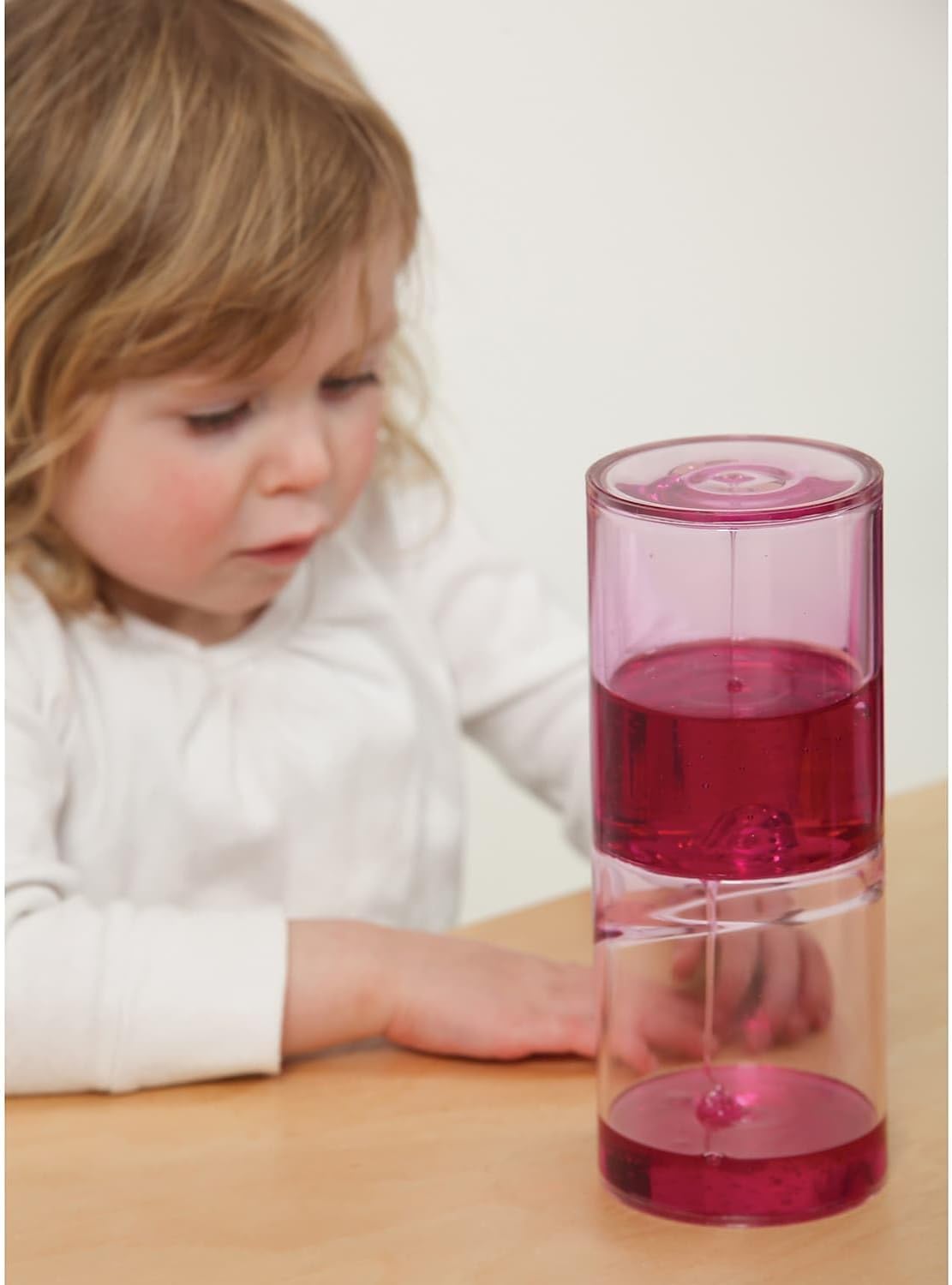 TickiT Sensory Jumbo Ooze Tube – Mesmerising Pink Liquid Sensory Tube Toy for Kids | Calming Visual Motion & Early Learning