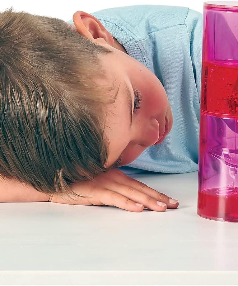 TickiT Sensory Jumbo Ooze Tube – Mesmerising Pink Liquid Sensory Tube Toy for Kids | Calming Visual Motion & Early Learning