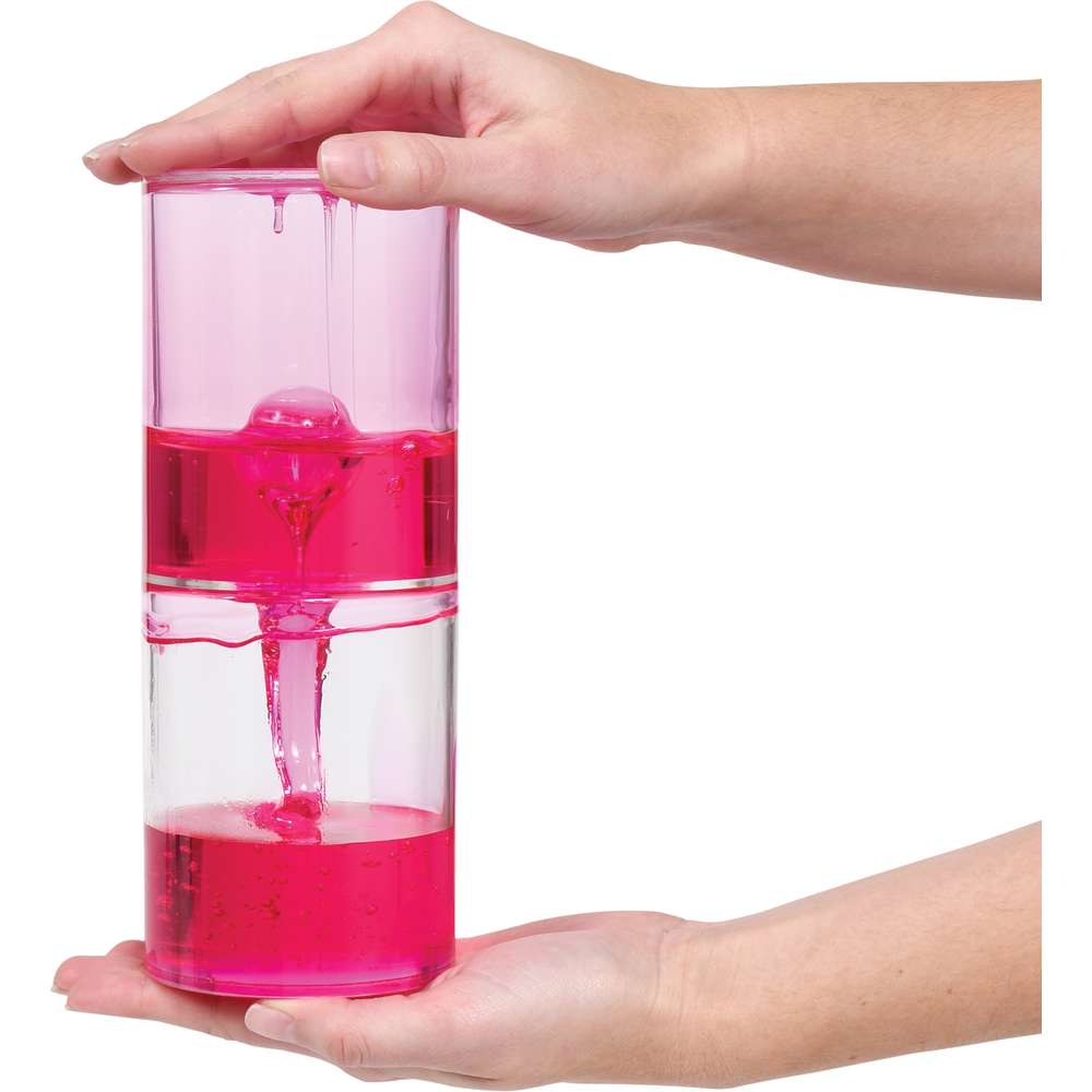TickiT Sensory Jumbo Ooze Tube – Mesmerising Pink Liquid Sensory Tube Toy for Kids | Calming Visual Motion & Early Learning