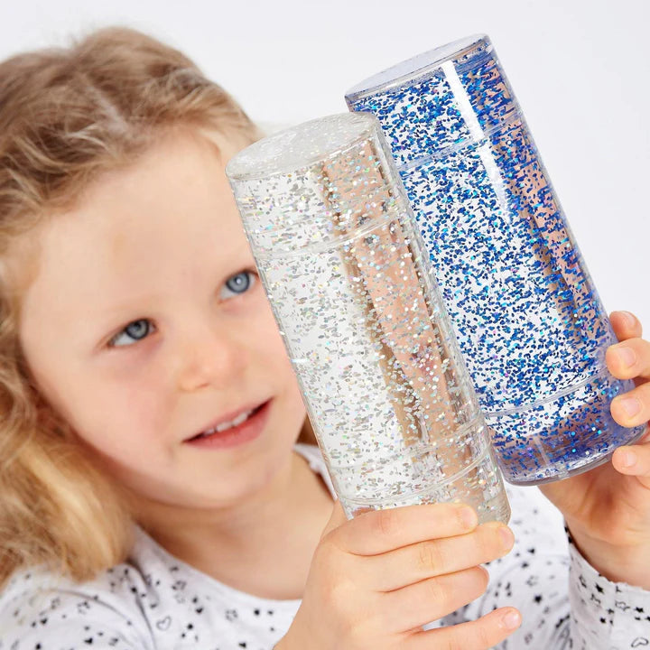 TickiT Sensory Glitter Storm Set – Pack of 3 Visual Liquid Glitter Tubes | Calming & Educational Sensory Toy