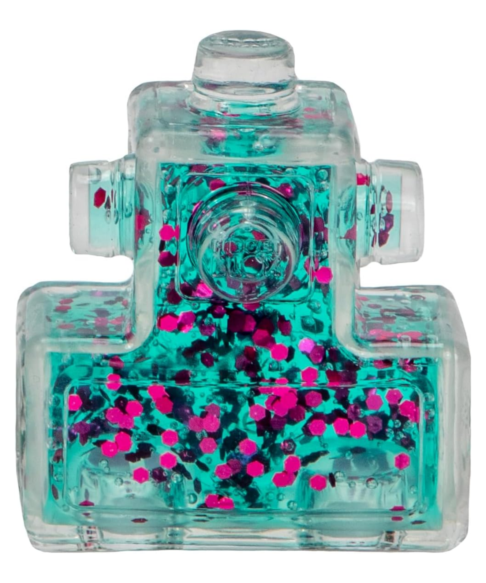 Goliath Fidget Blox, Touch Focused Sensory Squeeze & Play Fidget Toy, Push and Smush Anxiety & Stress Relief Calming Therapy Desk Toy for Adults and Children, Green & Pink