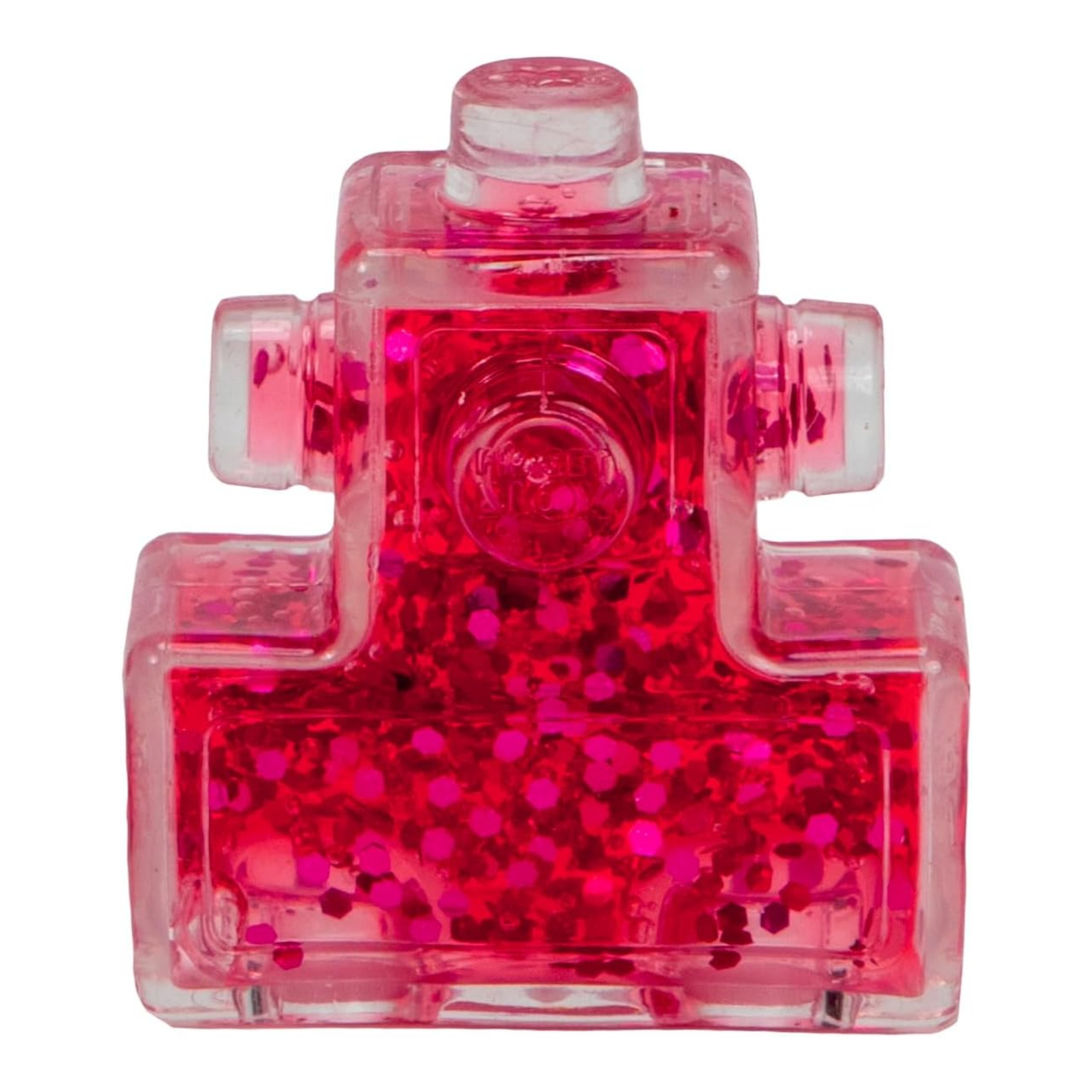 Goliath Fidget Blox, Touch Focused Sensory Squeeze & Play Fidget Toy, Push and Smush Anxiety & Stress Relief Calming Therapy Desk Toy for Adults and Children, Red and Pink