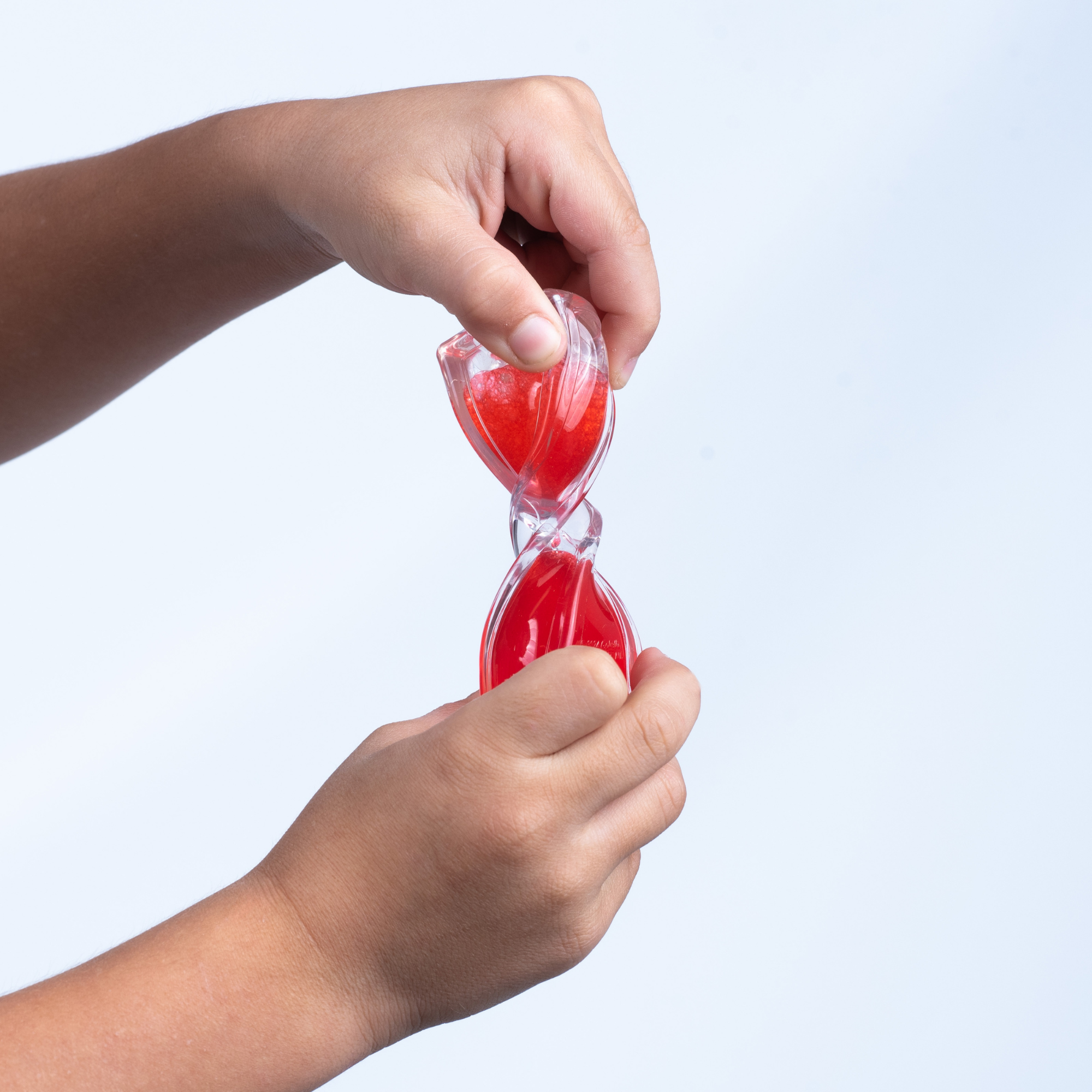 Goliath Fidget Blox, Vision Focused Sensory Squeeze & Play Fidget Toy, Liquid and Colour Based, Anxiety & Stress Relief Calming Therapy Desk Toy for Adults and Children, Red