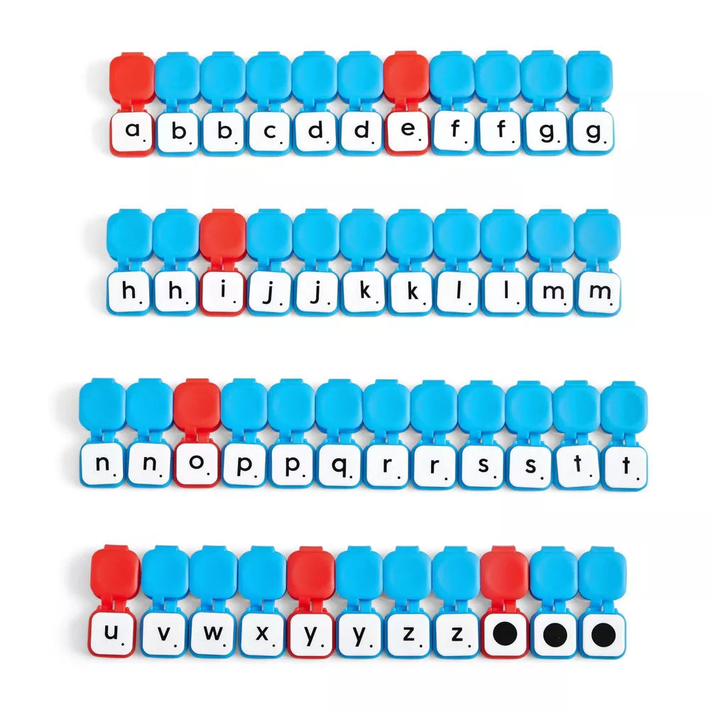 Learning Resources Learn My Letters Fine Motor Clips, ABC Literacy & Fine Motor Skills Toy, Hands-On Alphabet Learning for Toddlers, 45 Letter Clips & 4 Dot Clips, Ages 3+