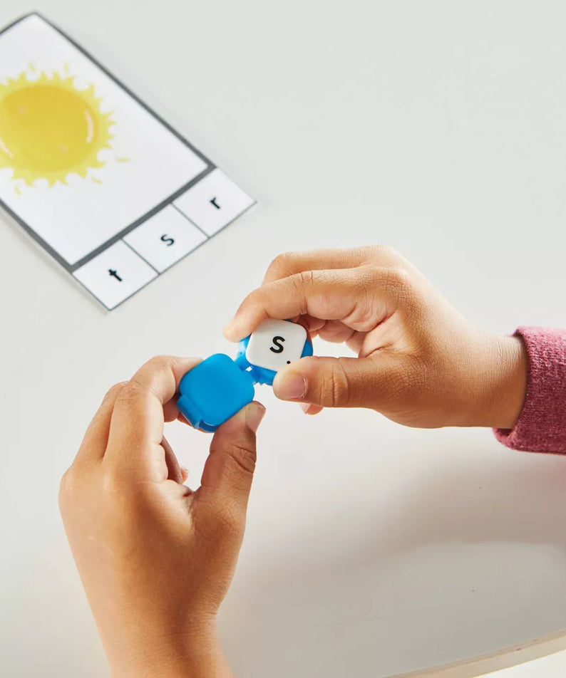 Learning Resources Learn My Letters Fine Motor Clips, ABC Literacy & Fine Motor Skills Toy, Hands-On Alphabet Learning for Toddlers, 45 Letter Clips & 4 Dot Clips, Ages 3+