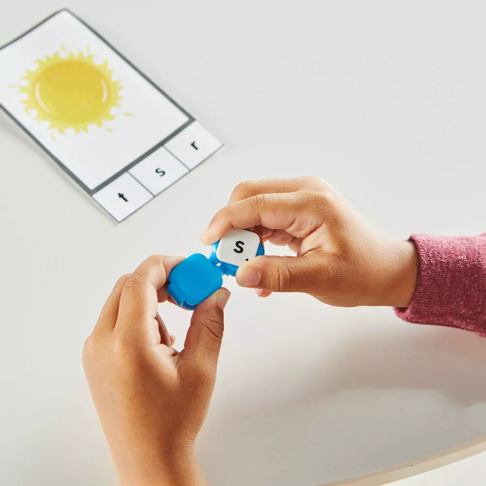 Learning Resources Learn My Letters Fine Motor Clips, ABC Literacy & Fine Motor Skills Toy, Hands-On Alphabet Learning for Toddlers, 45 Letter Clips & 4 Dot Clips, Ages 3+