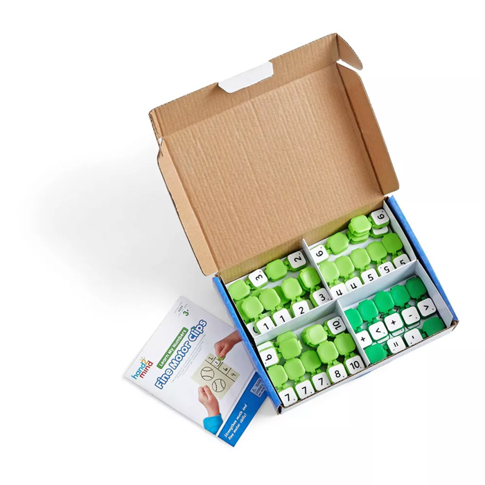 Learning Resources Learn My Numbers Fine Motor Clips, 38-Piece Set for Early Math Skills, Counting, and Fine Motor Development, Ages 3+