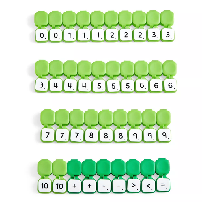 Learning Resources Learn My Numbers Fine Motor Clips, 38-Piece Set for Early Math Skills, Counting, and Fine Motor Development, Ages 3+