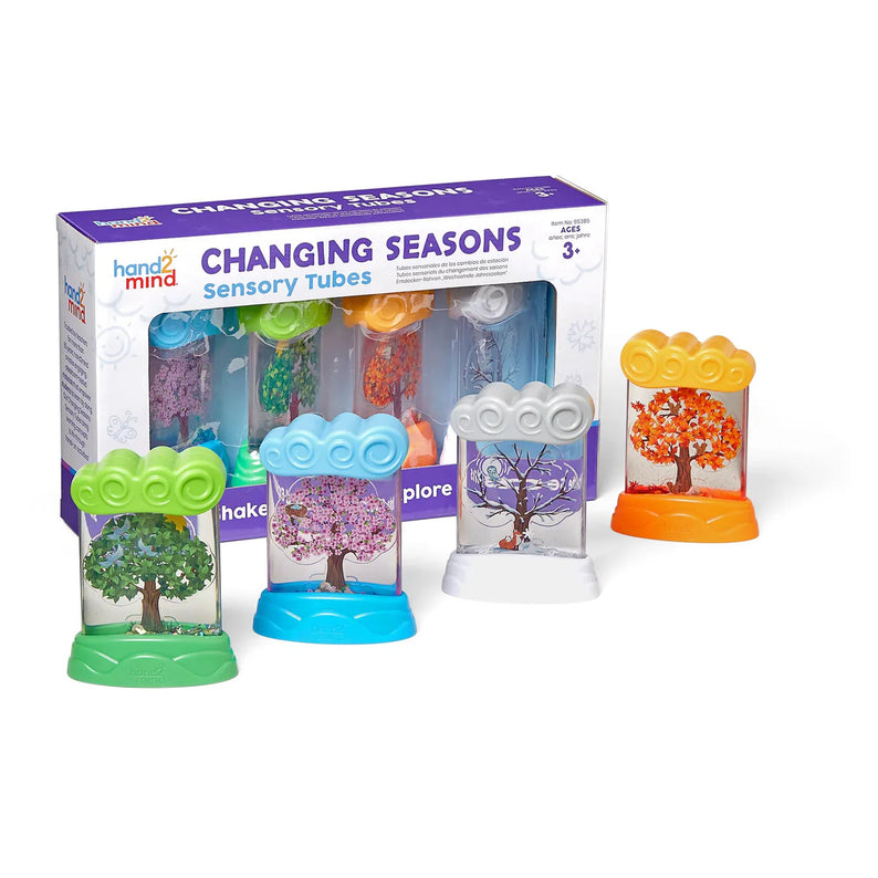 Learning Resources Seasonal Changing Sensory Tubes, 3+ Years, Learning Weather for Kids, Anxiety Soothing Tools Stress Relief Toys, Corner Calm Accessories