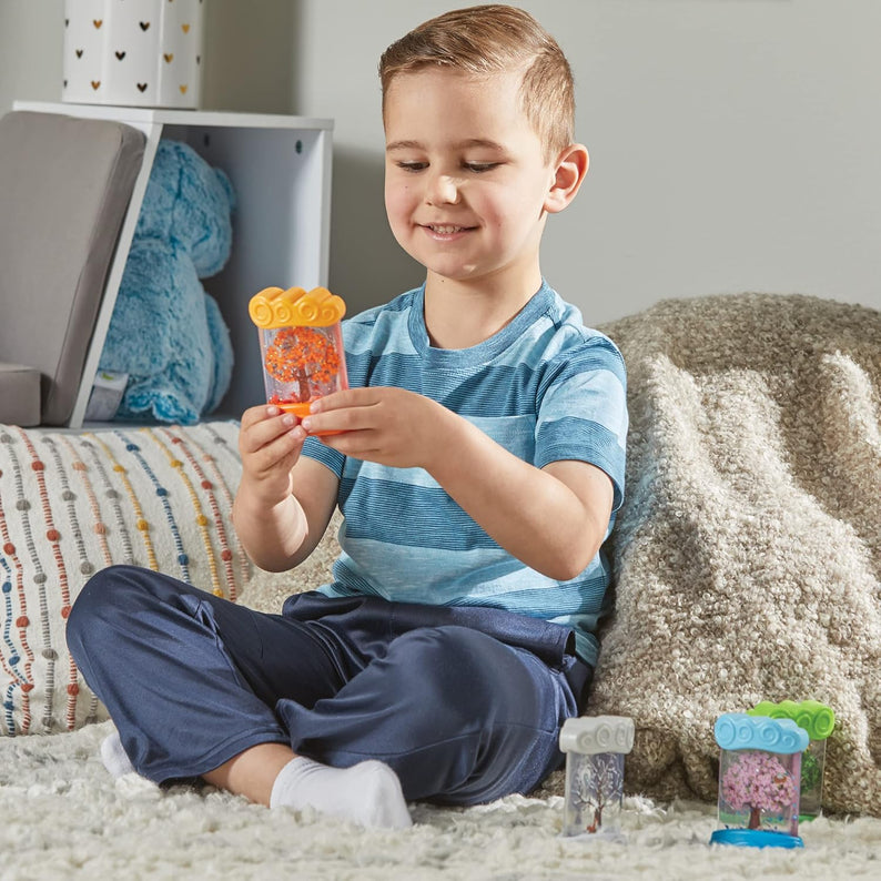 Learning Resources Seasonal Changing Sensory Tubes, 3+ Years, Learning Weather for Kids, Anxiety Soothing Tools Stress Relief Toys, Corner Calm Accessories