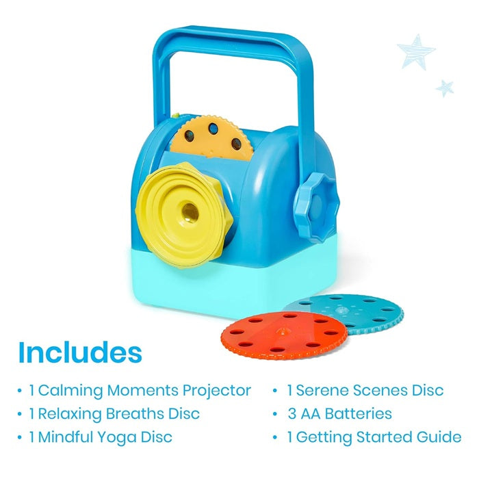 hand2mind Calming Moments Projector, Toddler Night Light, Projector for Kids Room, Kids Yoga Supplies, Social Emotional Learning Activities, Mindfulness Tools, Calming Toys, Play Therapy Toys