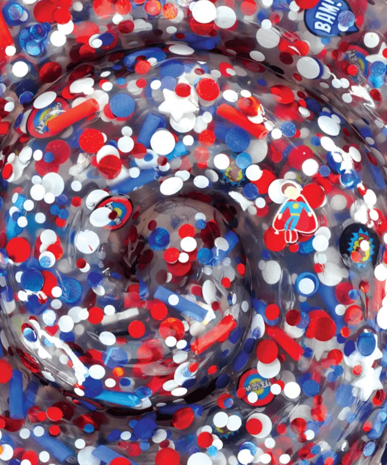 Crazy Aaron's Comic Book Thinking Putty, 4" Tin with 90g of Non-Toxic Sensory Play Putty which Never Dries Out, Soft Textured Creative Fidget Toy for Boys and Girls Ages 3Y+