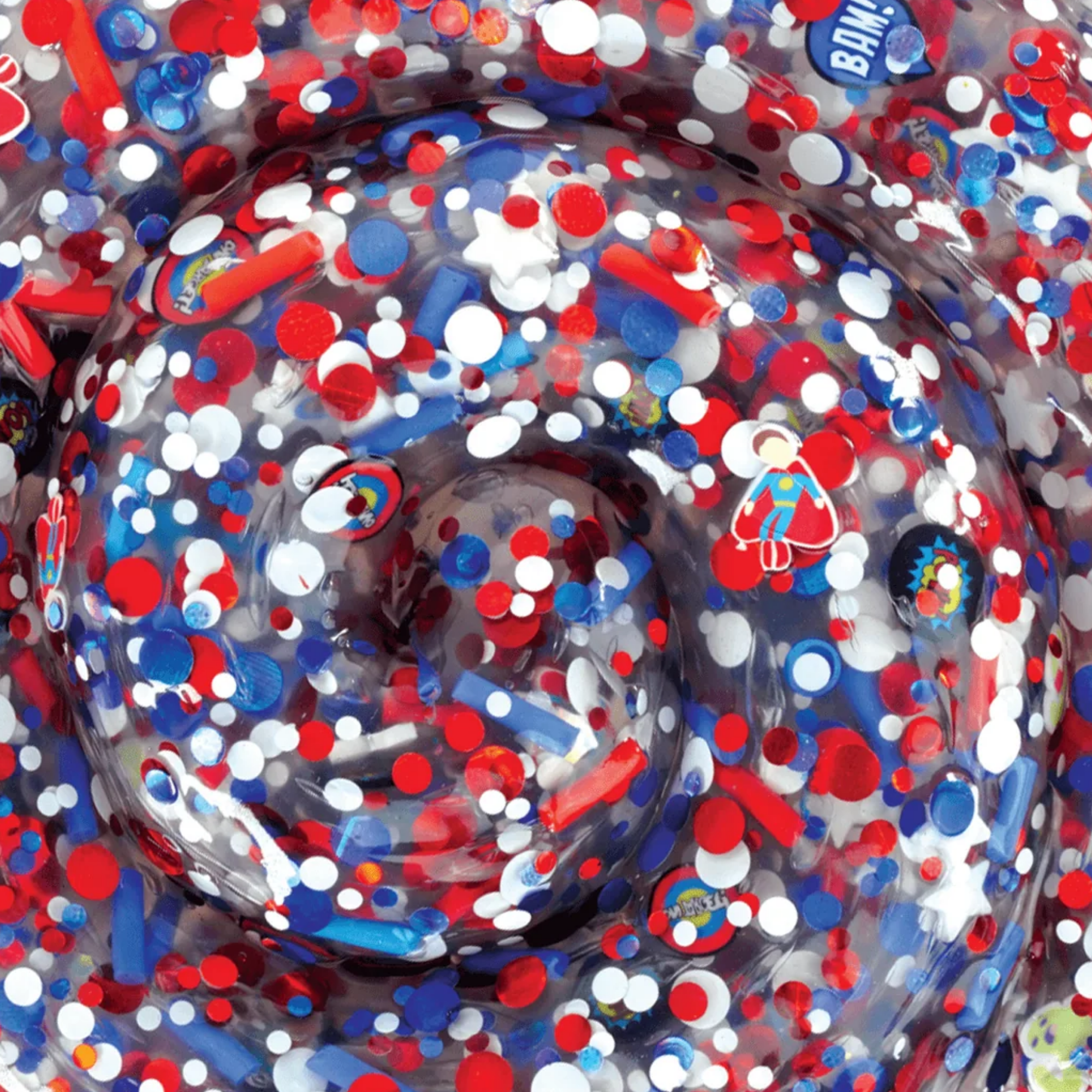 Crazy Aaron's Comic Book Thinking Putty, 4" Tin with 90g of Non-Toxic Sensory Play Putty which Never Dries Out, Soft Textured Creative Fidget Toy for Boys and Girls Ages 3Y+