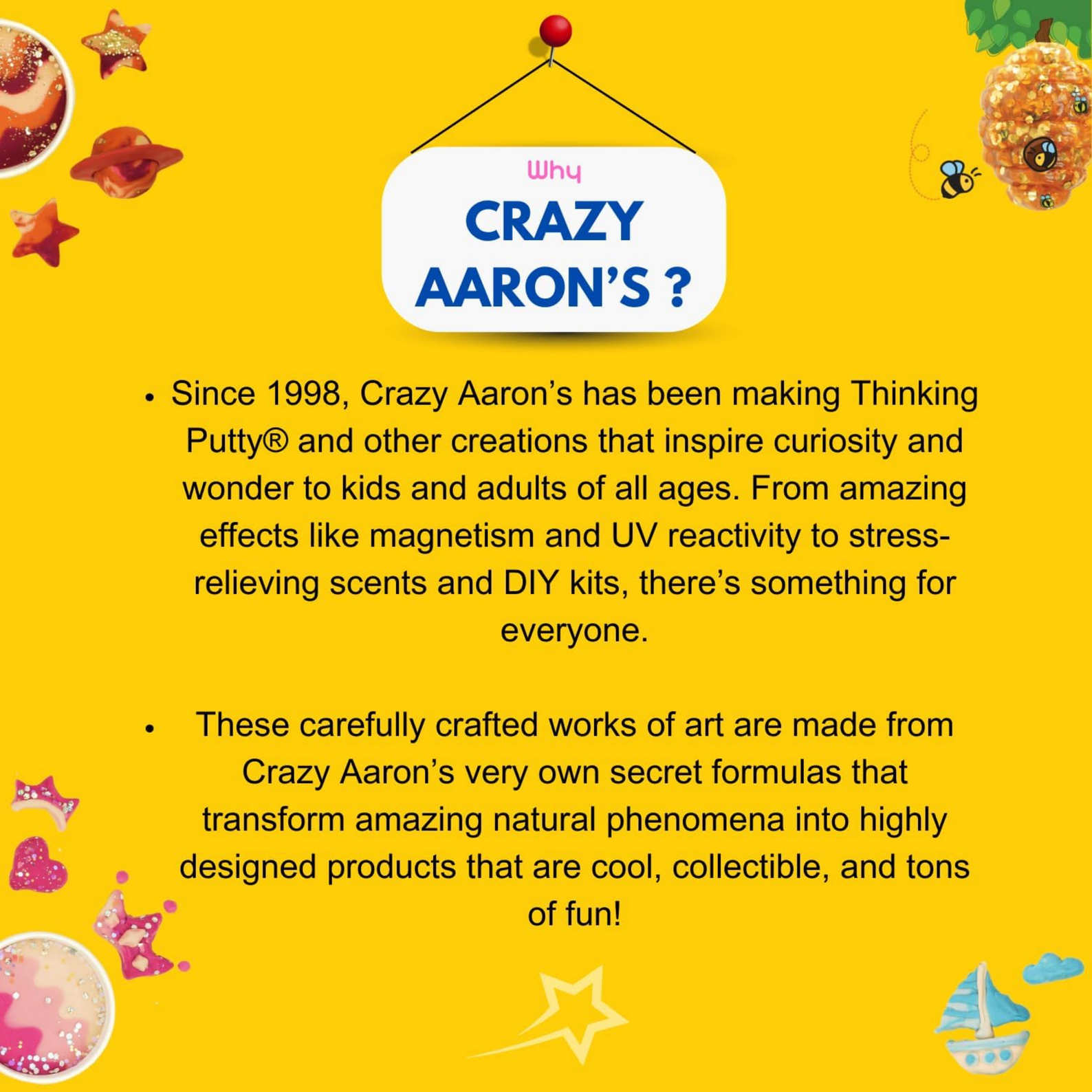 Crazy Aaron's Mini Pirate's Cove Thinking Putty, 2" Tin with 13g of Non-Toxic Sensory Play Putty which Never Dries Out, Soft Textured Creative Fidget Toy for Boys and Girls Ages 3Y+