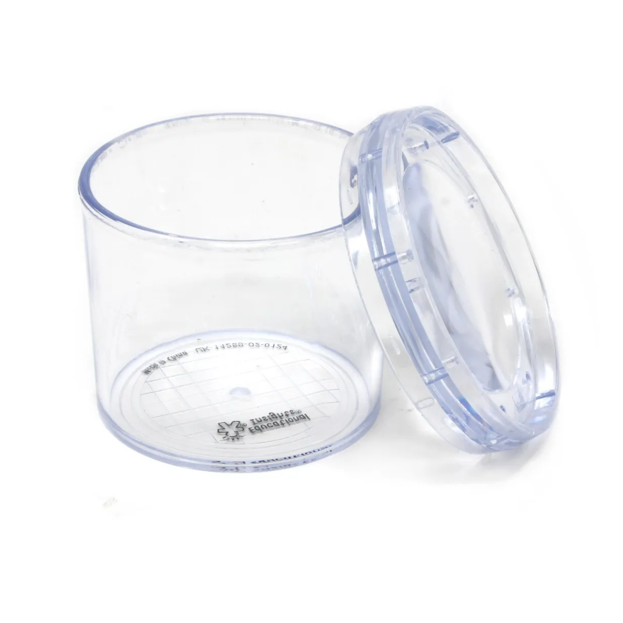 Learning Resources GeoSafari Jr. Bug Viewer, Magnifying Jar for Kids, 3x Magnification, Air Holes for Live Viewing, Measuring Grid Base, Ideal for Outdoor Exploration, Ages 3+