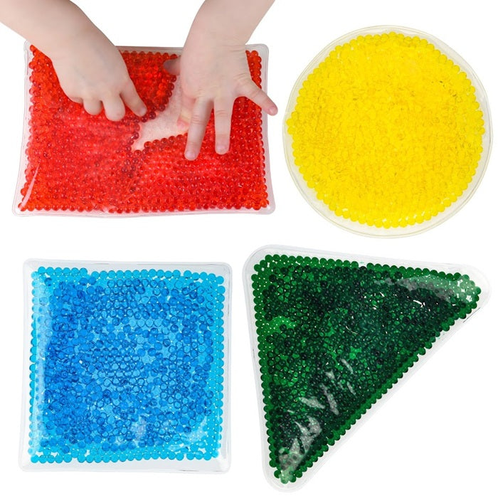 Sensory Soft Bead Filled Squidgy Shapes (Set of 4)