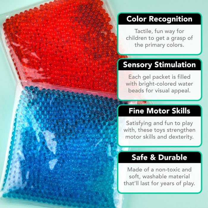 Sensory Soft Bead Filled Squidgy Shapes (Set of 4)