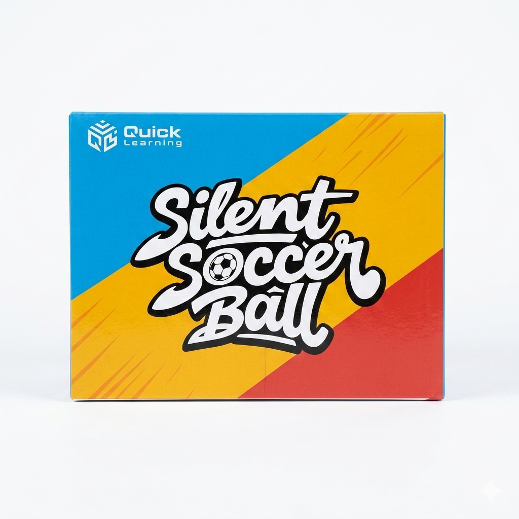 Quick Learning Silent Soccer Ball – Soft Foam Indoor Training Ball for Kids