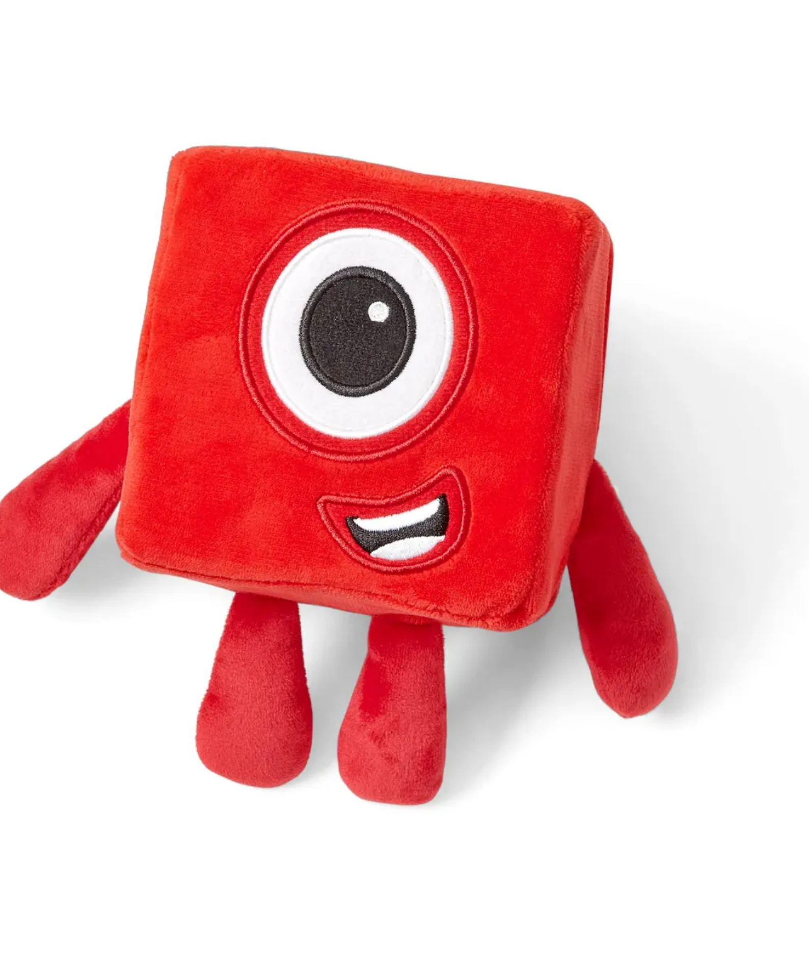 Learning Resources Numberblock One Plush Toy, Soft & Cuddly Learning Companion, Officially Licensed Learning Resources Product