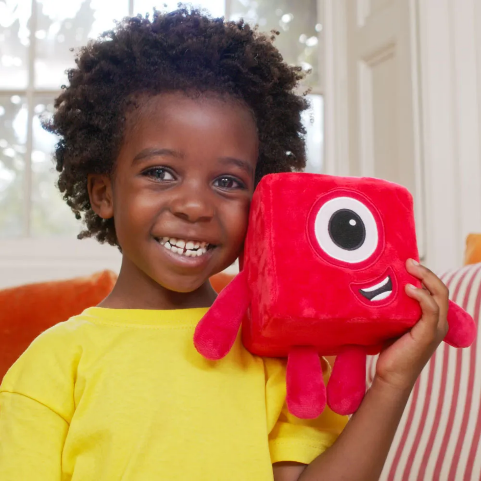 Learning Resources Numberblock One Plush Toy, Soft & Cuddly Learning Companion, Officially Licensed Learning Resources Product